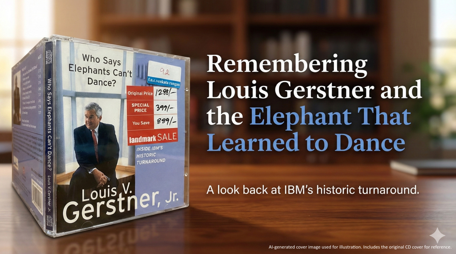 Remembering Louis Gerstner and the Elephant That Learned to Dance