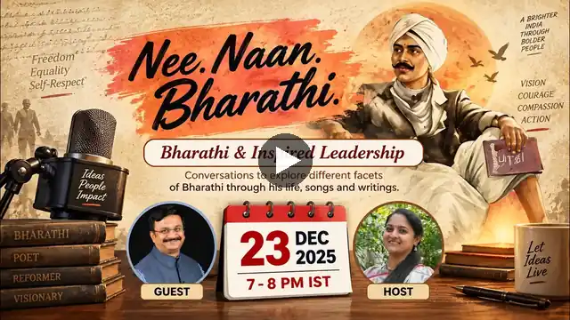 Thumbnail of the YouTube video "What startup founders can learn from Subramania Bharathi: Nee Naan Bharathi"